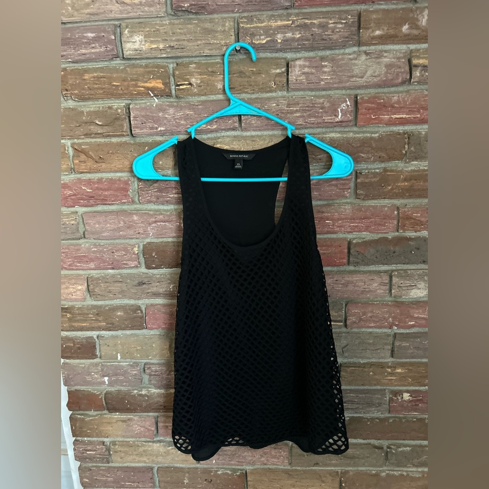 Banana Republic Elegant Black Tank Top
